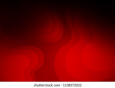 Light Red vector background with abstract lines. Colorful abstract illustration with gradient lines. A completely new template for your business design.