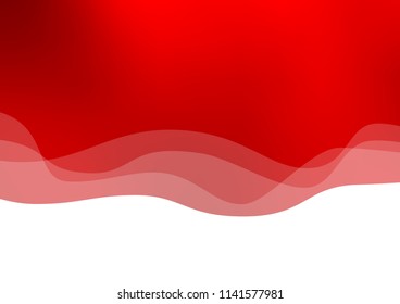 Light Red vector background with abstract lines. Shining illustration, which consist of blurred lines, circles. Brand new design for your ads, poster, banner.