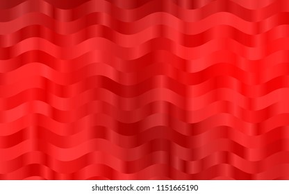 Light Red vector background with abstract lines. Shining illustration, which consist of blurred lines, circles. The best blurred design for your business.