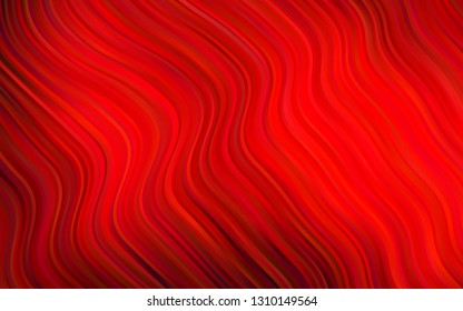 Light Red vector background with abstract lines. Shining crooked illustration in marble style. A new texture for your  ad, booklets, leaflets.