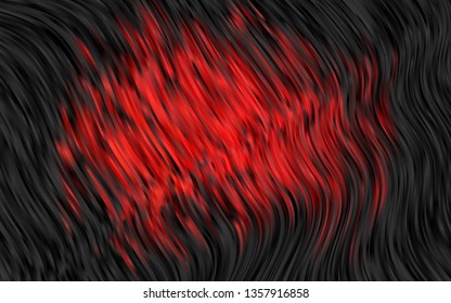 Light Red vector background with abstract lines. Shining crooked illustration in marble style. The template for cell phone backgrounds.
