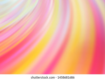 Light Red vector background with abstract lines. An elegant bright illustration with gradient. Marble design for your web site.