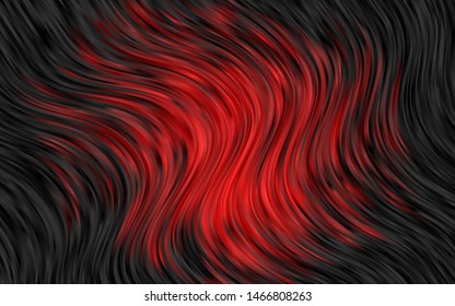 Light Red vector background with abstract lines. Shining crooked illustration in marble style. The template for cell phone backgrounds.