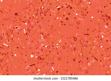 Light Red vector background with abstract shapes. Illustration with colorful gradient shapes in abstract style. Simple design for your web site.