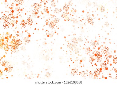 Light Red vector background with abstract shapes. Illustration with colorful gradient shapes in abstract style. Modern design for your business card.