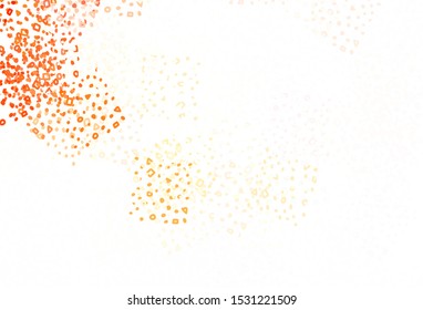 Light Red vector background with abstract shapes. Colorful chaotic forms with gradient in modern style. Modern design for your business card.