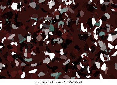 Light Red vector background with abstract forms. Decorative design in abstract style with random forms. Background for a cell phone.