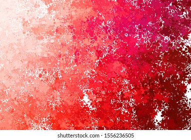 Light Red vector background with abstract shapes. Decorative design in abstract style with random forms. Best smart design for your business.