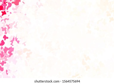 Light Red vector background with abstract shapes. Simple colorful illustration with abstract gradient shapes. Best smart design for your business.