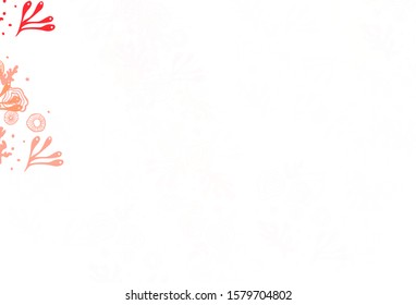 Light Red vector background with abstract shapes. Illustration with colorful gradient shapes in abstract style. Background for a cell phone.