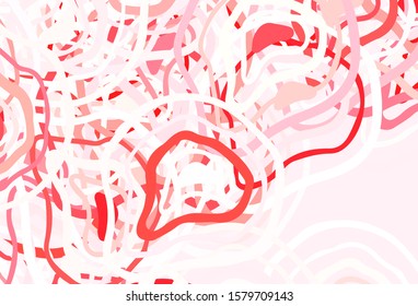 Light Red vector background with abstract shapes. Illustration with colorful gradient shapes in abstract style. Simple design for your web site.