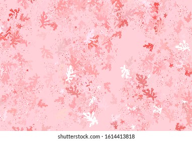 Light Red vector background with abstract shapes. Illustration with colorful gradient shapes in abstract style. Background for a cell phone.