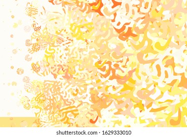 Light Red vector background with abstract shapes. Colorful chaotic forms with gradient in modern style. Background for a cell phone.
