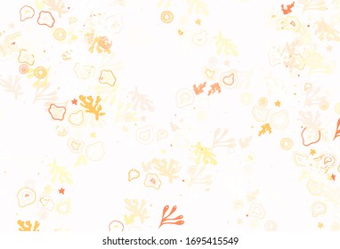 Light Red vector background with abstract shapes. Simple colorful illustration with abstract gradient shapes. Elegant design for wallpapers.
