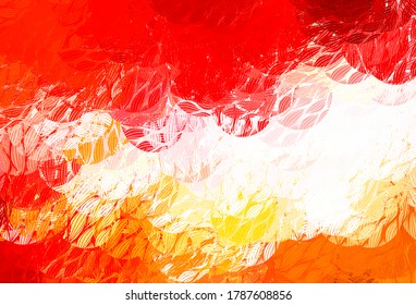 Light Red vector background with abstract shapes. Modern abstract illustration with colorful random forms. Modern design for your business card.