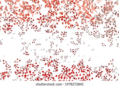 Light Red vector background with abstract forms. Modern abstract illustration with colorful random forms. Modern design for your business card.