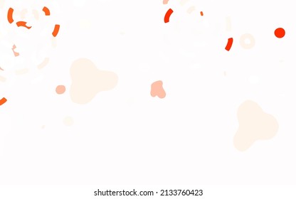 Light Red vector background with abstract shapes. Modern abstract illustration with colorful random forms. Simple design for your web site.