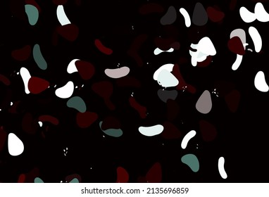 Light red vector background with abstract forms. Decorative design in abstract style with random forms. Background for a cell phone.