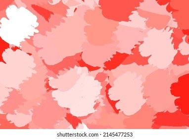Light Red vector background with abstract shapes. Modern abstract illustration with colorful random forms. Simple design for your web site.