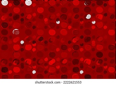 Light Red vector background with abstract lines. Shining crooked illustration in marble style. A completely new marble design for your business.