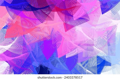 Light Red vector background with abstract shapes. Modern abstract illustration with colorful random forms. Background for a cell phone.