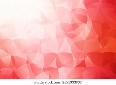 Light Red vector background with abstract shapes. Modern abstract illustration with colorful random forms. Elegant design for wallpapers.