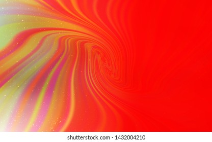 Light Red vector background with astronomical stars. Shining colored illustration with bright astronomical stars. Template for cosmic backgrounds.