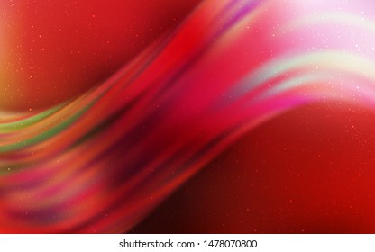 Light Red vector background with astronomical stars. Space stars on blurred abstract background with gradient. Pattern for astrology websites.