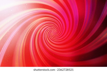 Light Red vector background with astronomical stars. Blurred decorative design in simple style with galaxy stars. Best design for your ad, poster, banner.