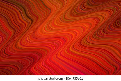 Light Red vector background with bent ribbons. Shining crooked illustration in marble style. A new texture for your  ad, booklets, leaflets.