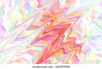 Light Red vector background with bent lines. An elegant bright illustration with gradient. The elegant pattern for brand book.