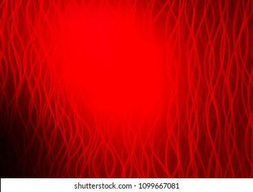 Light Red vector background with bent lines. Blurred geometric sample with gradient bubbles.  A completely new marble design for your business.