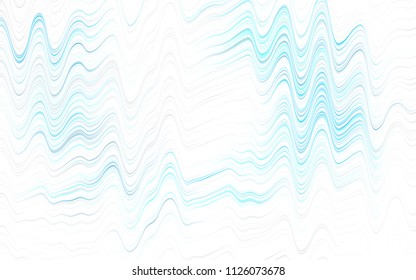 Light Red vector background with bent ribbons. Modern gradient abstract illustration with bandy lines. The elegant pattern for brand book.