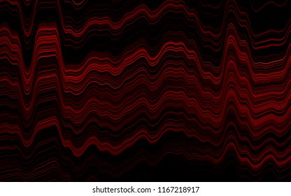 Light Red vector background with bent ribbons. Blurred geometric sample with gradient bubbles.  A completely new marble design for your business.