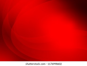 Light Red vector background with bent lines. Creative illustration in halftone marble style with gradient. The best blurred design for your business.