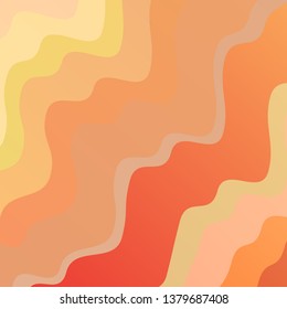 Light Red vector background with bent lines. Bright sample with colorful bent lines, shapes. Pattern for commercials, ads.