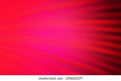 Light Red vector background with bent lines. A completely new colorful illustration in simple style. Abstract style for your business design.
