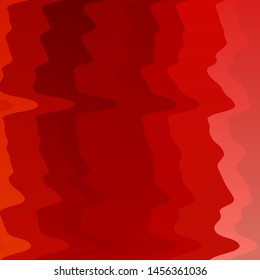 Light Red vector background with bent lines. Colorful illustration, which consists of curves. Pattern for commercials, ads.