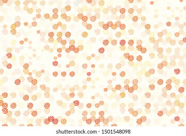 Light Red vector background with bent lines. Shining colorful illustration in simple style. Brand new design for your ads, poster, banner.