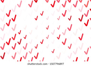 Light Red vector background with bent lines. A shining illustration, which consists of curved lines. A new texture for your  ad, booklets, leaflets.