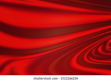 Light Red vector background with bent lines. Creative illustration in halftone marble style with gradient. A completely new marble design for your business.