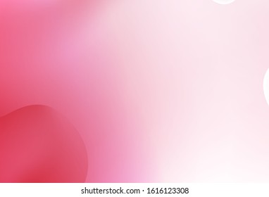Light Red vector background with bent ribbons. A completely new color illustration in memphis style. The best blurred design for your business.