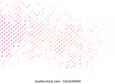 Light Red vector background with bent lines. An elegant bright illustration with gradient. A completely new design for your business.