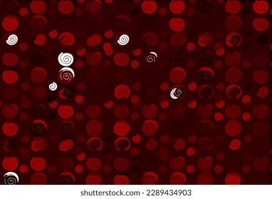 Light Red vector background with bent ribbons. Geometric illustration in marble style with gradient.  A completely new template for your business design.