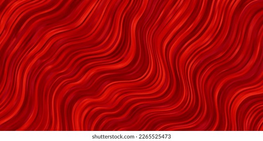 Light Red vector background with bows. Bright sample with colorful bent lines, shapes. Pattern for busines booklets, leaflets