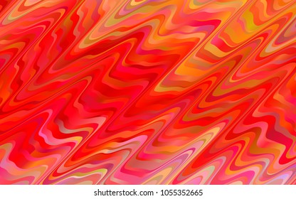 Light Red vector background with bubble shapes. Colorful abstract illustration with gradient lines. A completely new marble design for your business.