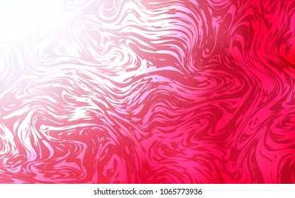Light Red vector background with bubble shapes. A vague circumflex abstract illustration with gradient. Textured wave pattern for backgrounds.