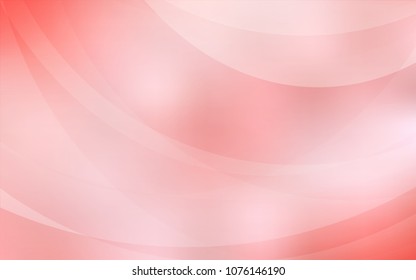Light Red vector background with bubble shapes. Colorful abstract illustration with gradient lines. Brand-new design for your ads, poster, banner.