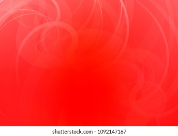 Light Red vector background with bubble shapes. Shining crooked illustration in marble style. Textured wave pattern for backgrounds.