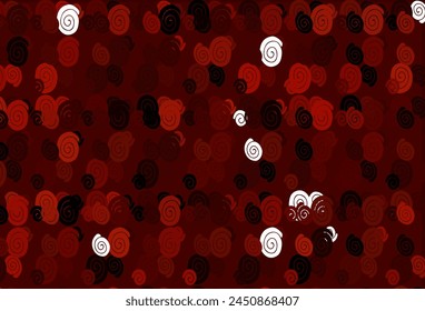 Light Red vector background with bubble shapes. Geometric illustration in marble style with gradient.  Marble style for your business design.